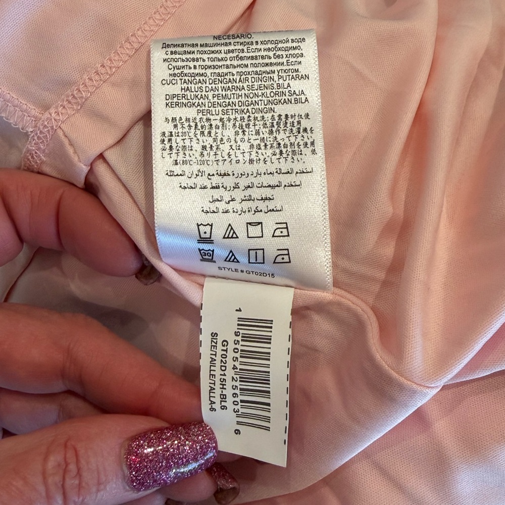 BCBGeneration Smocked Pleated Ruffled Chiffon Dre… - image 12